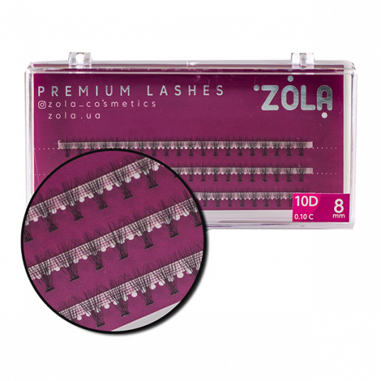 ZOLA Cluster lashes 10D 8 mm - 2
