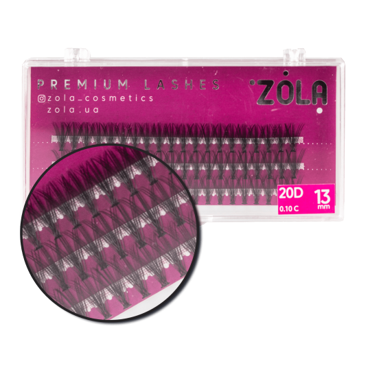 ZOLA Cluster lashes 20D 13 mm - 2