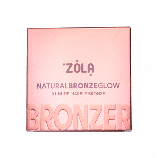 ZOLA Бронзер Natural Bronze Glow 01 Ніжна мармурова бронза Nude Marble Bronze - 3 ZOLA Бронзер Natural Bronze Glow 01 Ніжна мармурова бронза Nude Marble Bronze - 3