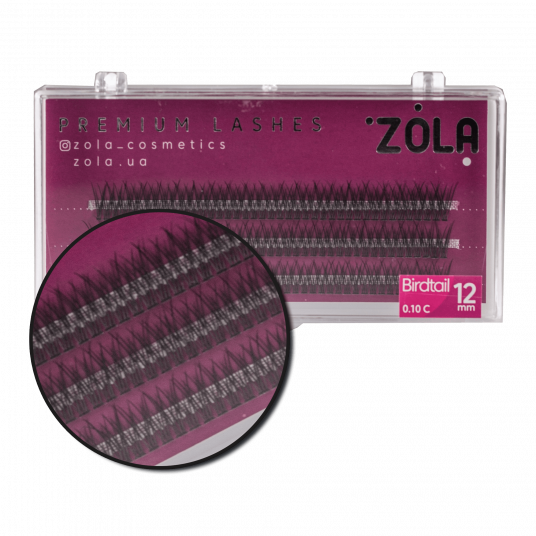 ZOLA Вії-пучки Birdtail 12 mm - 2