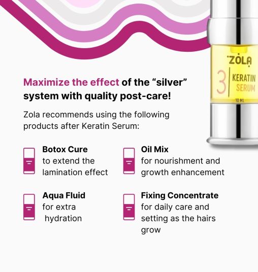 ZOLA Silver Состав для ламинирования 03 Keratin Serum - 7 ZOLA Silver Состав для ламинирования 03 Keratin Serum - 7