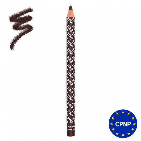 ZOLA Олівець для брів пудровий Powder Brow Pencil Dark Brown - 1