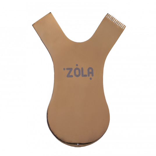 ZOLA Аппликатор-гребень металлический – Золотой - 1