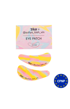 ZOLA x Yuliya Lash Vin Многофункциональные силиконовые патчи Желто-розово-голубые Разводы
