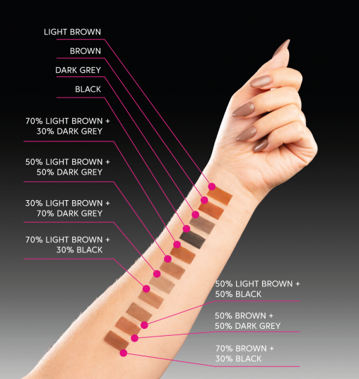 ZOLA Фарба для брів та вій TATTOO TINT Brown - 2