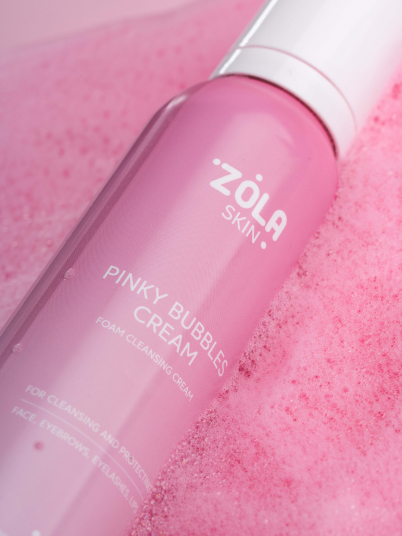 ZOLA SKIN Крем-пінка для вмивання Pinky Bubbles Cream - 2