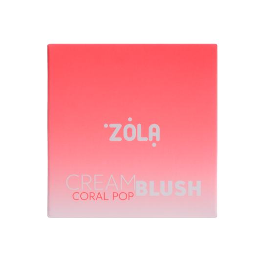ZOLA Кремові рум'яна CREAM BLUSH CORAL POP - 3 ZOLA Кремові рум'яна CREAM BLUSH CORAL POP - 3
