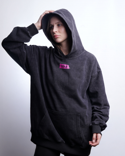 ZOLA Худи Beauty Is My Power Серое М - 5