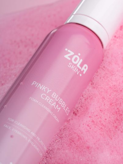ZOLA SKIN Foam cleansing cream Pinky Bubbles Cream - 2