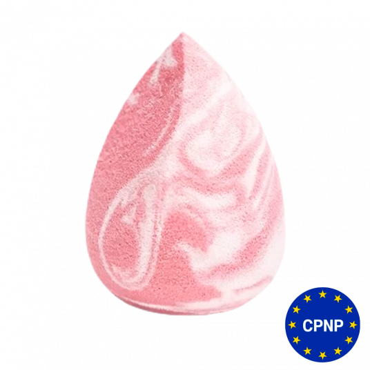 ZOLA Спонж супер мягкий бело-розовый со скосом - 1