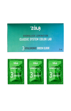ZOLA Color Lab Склад для ламінування 03 Hyaluronic Green Elixir