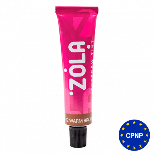 ZOLA Eyebrow Tint With Collagen 02 Warm Brown 15 ml. - 1