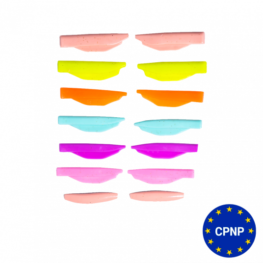 ZOLA Валики для ламінування Rainbow L-Curl (2S, 2.5M, 3L, 4XL, 4.5XLL) - 2