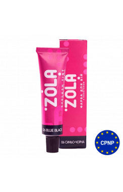 ZOLA Краска для ресниц с коллагеном 06 иссине- черная Eyelash Tint With Collagen 15 мл.