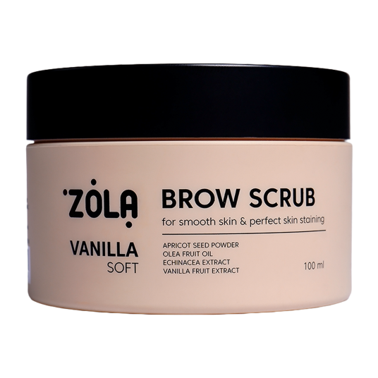 ZOLA Скраб для бровей Soft Ваниль 100 мл - 1 ZOLA Скраб для бровей Soft Ваниль 100 мл - 1