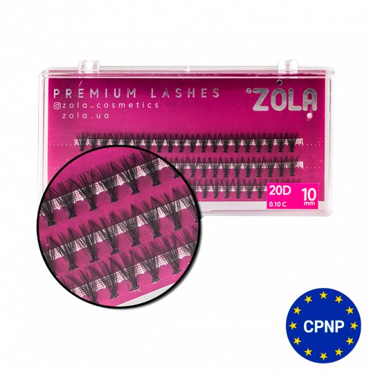 ZOLA Ресницы-пучки 20D 10 mm - 1
