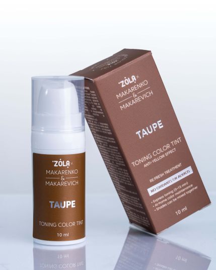 ZOLA x Makarenko x Makarevich Тонуюча фарба Toning Color Tint Taupe 10 мл. - 3