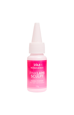 ZOLA x Romashka Fixing powder for lash lamination Pink LamiSculpt 10 g