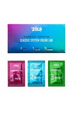 ZOLA Color Lab Набор для ламинирования в саше Step 1, 2, 3 (3 x 1 мл)