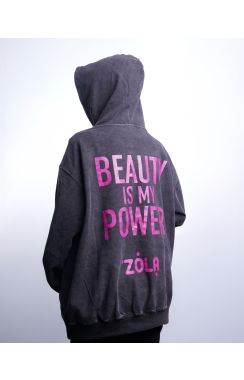 ZOLA Худі Beauty Is My Power Сіре М