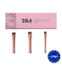 ZOLA Набір пензлів світло-рожевий для фарбування брів MAGIC BROW BRUSHES професійний - 1