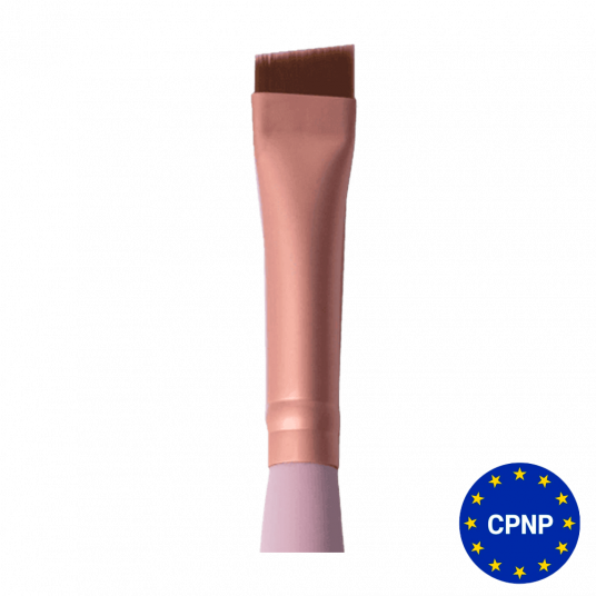 ZOLA Пензлик світло-рожевий широкий зі скосом 02p - 1