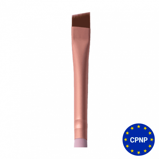 ZOLA Пензлик світло-рожевий вузький зі скосом 01p - 1