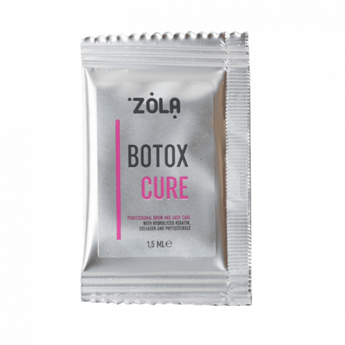 ZOLA Eyebrow and eyelash treatment in sachet BTX Cure 1.5 ml x 10 pcs. - 2