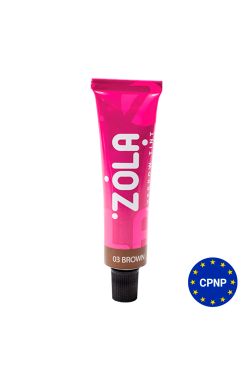ZOLA Фарба для брів з колагеном Eyebrow Tint With Collagen 03 Brown 15 мл.