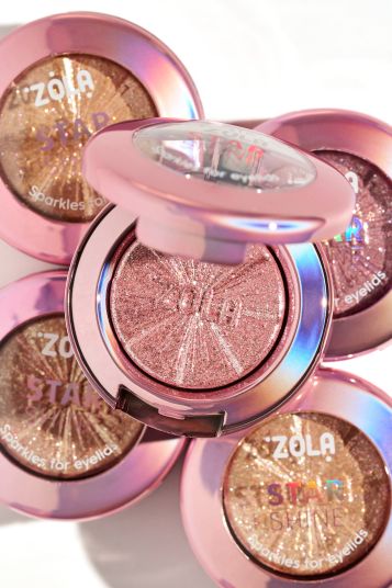 ZOLA Блискітки для повік STAR SHINE SPARKLE Gold Beige - 3