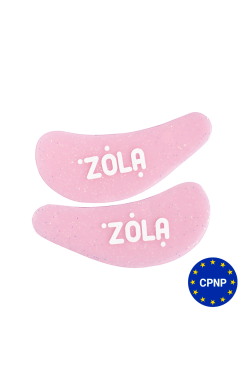 ZOLA Патчи силиконовые многоразовые для глаз (1 пара) (Розовые)