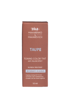 ZOLA x Makarenko x Makarevich Тонуюча фарба Toning Color Tint Taupe 10 мл. ZOLA x Makarenko x Makarevich Тонуюча фарба Toning Color Tint Taupe 10 мл.