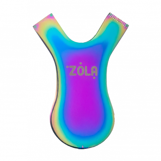 ZOLA Аппликатор-гребень металлический – Радужный - 1