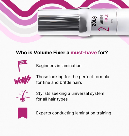 ZOLA Silver Состав для ламинирования 02 Volume Fixer - 7