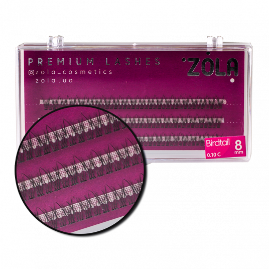 ZOLA Ресницы-пучки Birdtail 8 mm - 2