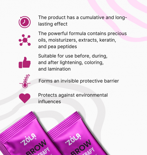 ZOLA Реструктуризирующий мембранно-липидный комплекс Brow Therapy 1,5 мл х 10 шт. - 9