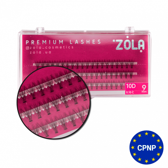 ZOLA Ресницы-пучки 10D 9 mm - 1