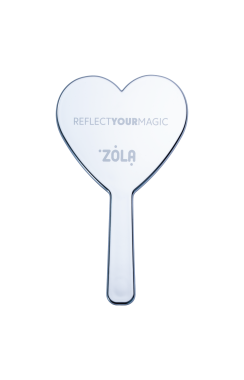 ZOLA Зеркало с ручкой серебряное Reflect Your Magic