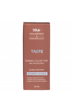 ZOLA x Makarenko x Makarevich Тонуюча фарба Toning Color Tint Taupe 10 мл. ZOLA x Makarenko x Makarevich Тонуюча фарба Toning Color Tint Taupe 10 мл.