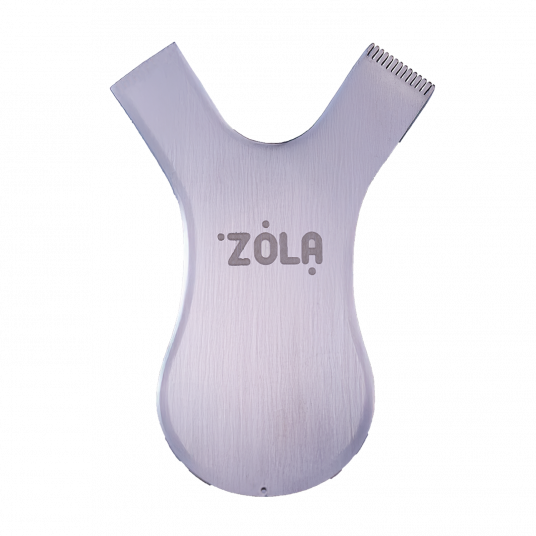 ZOLA Аппликатор-гребень металлический – Серебряный - 1