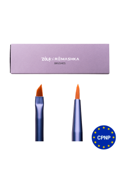 ZOLA Кисточка малиновая широкая со скосом 02br купить в