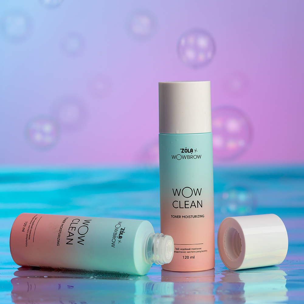ZOLA x WowBrow Професійний очищуючий тонер для очей WOW CLEAN