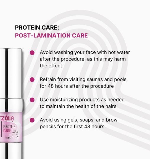 ZOLA Pink Состав для ламинирования 03 Protein Care - 6