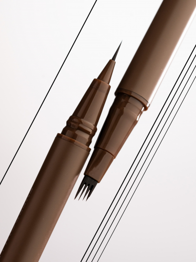 ZOLA x Makarevich Лайнер для брів з квадро-пензлем Brown - 2