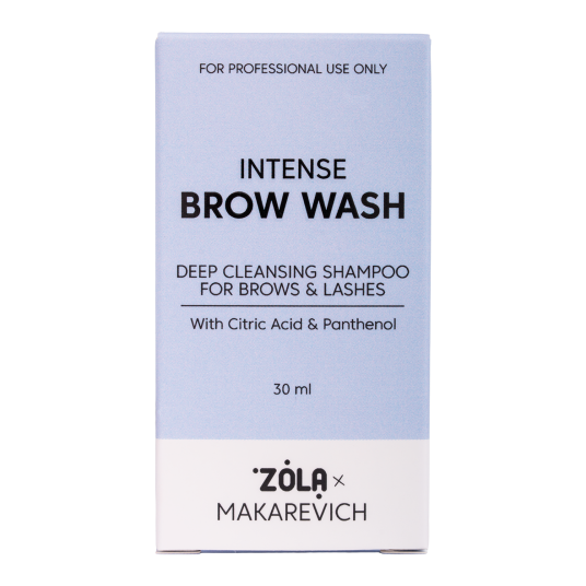 ZOLA x Makarevich Шампунь глибокого очищення для брів та вій Intense Brow Wash 30 мл. - 2