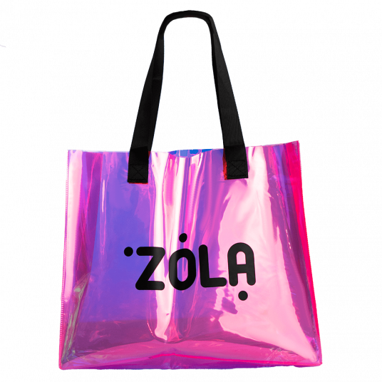 ZOLA Сумка-шоппер Розовая Голографическая - 1