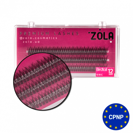 ZOLA Вії-пучки Birdtail 12 mm - 1