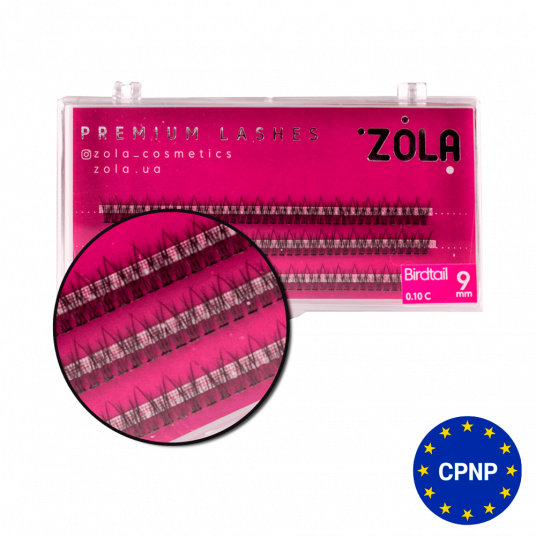 ZOLA Ресницы-пучки Birdtail 9 mm - 1