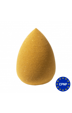 ZOLA Soft yellow sponge with glitter