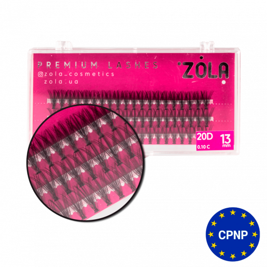 ZOLA Ресницы-пучки 20D 13 mm - 1